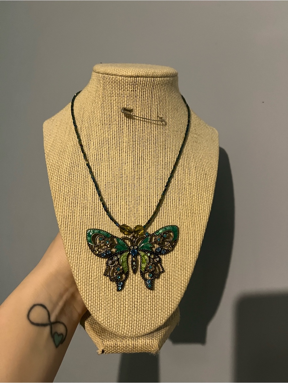#6. Handmade Butterfly Necklace Y2K